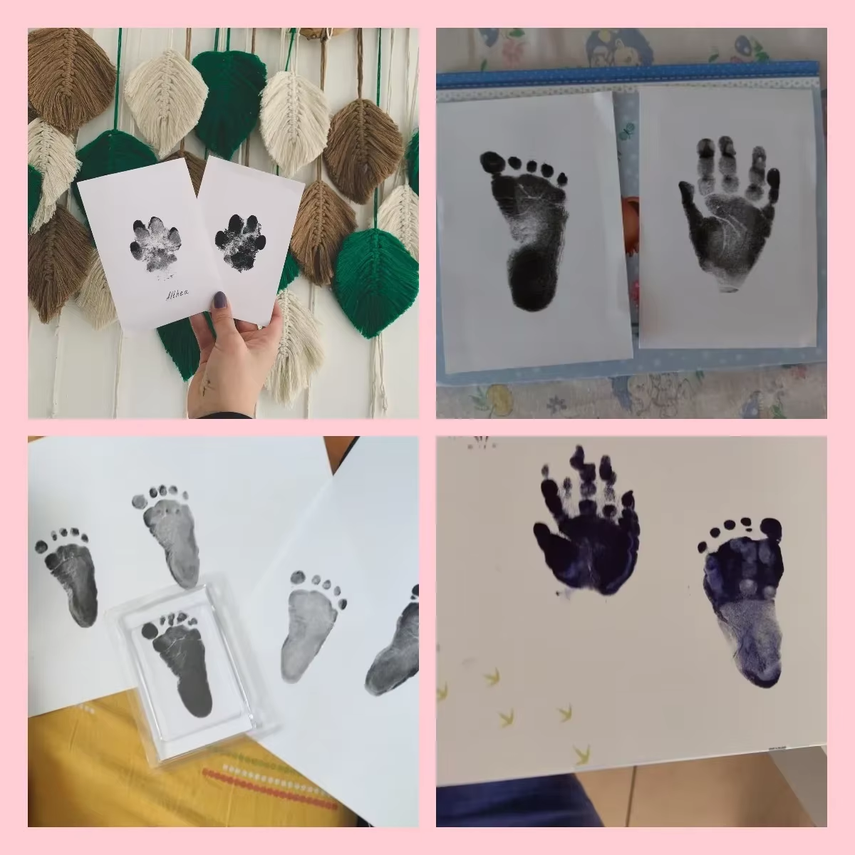 baby care non toxic baby handprint footprint imprint kit baby souvenirs newborn footprint ink pad for newborn baby gifts baby care non toxic baby handprint footprint imprint kit baby souvenirs newborn footprint ink pad for newborn baby gifts