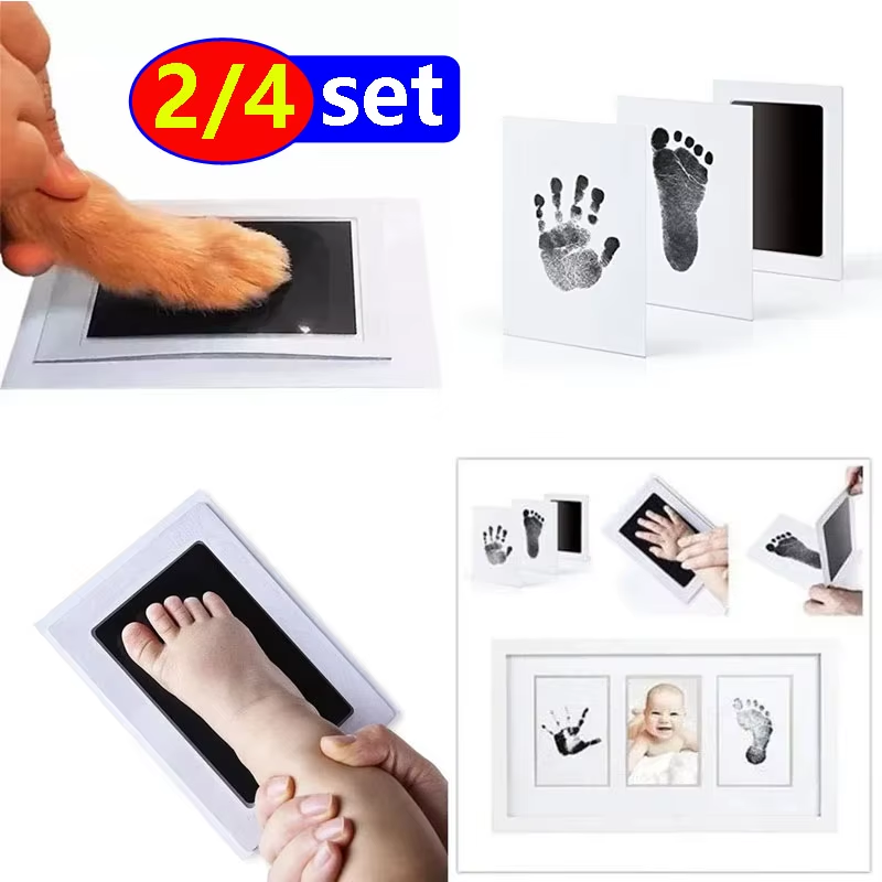 baby care non toxic baby handprint footprint imprint kit baby souvenirs newborn footprint ink pad for newborn baby gifts baby care non toxic baby handprint footprint imprint kit baby souvenirs newborn footprint ink pad for newborn baby gifts